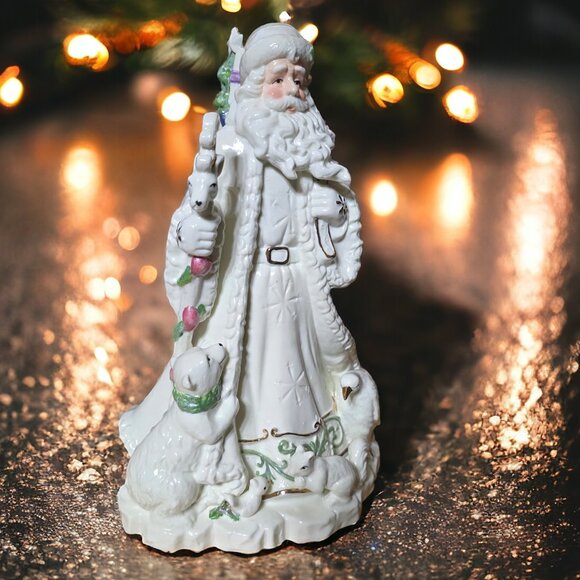 1995 SAN FRANCISCO MUSIC BOX CO Victorian Father Christmas Musical Figure - Picture 7 of 12